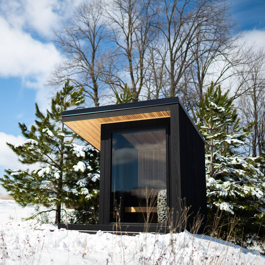 Oasislux Outdoor  Traditional Sauna Up to 3 people with Porch